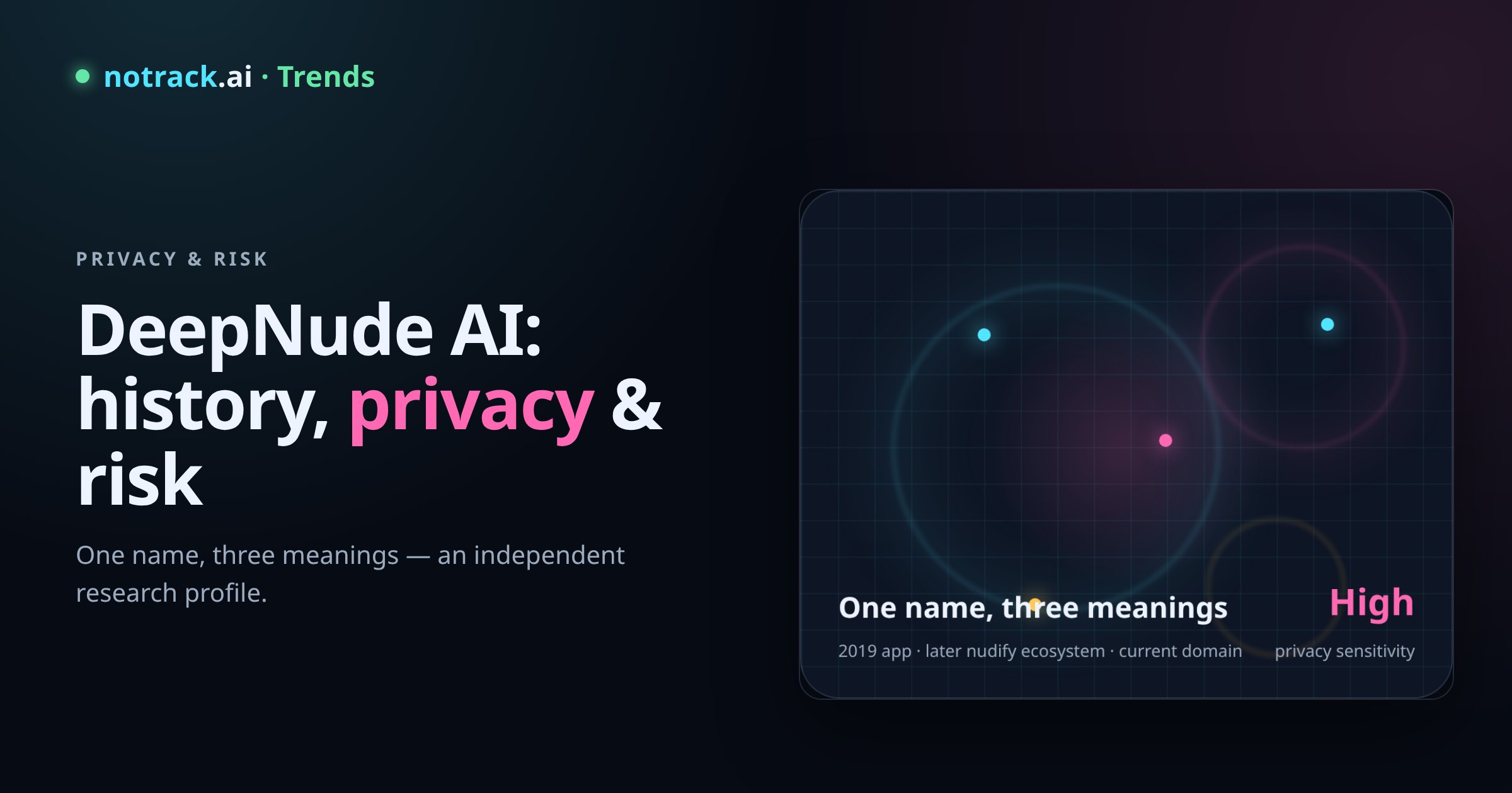 DeepNude AI History, Privacy & Risk