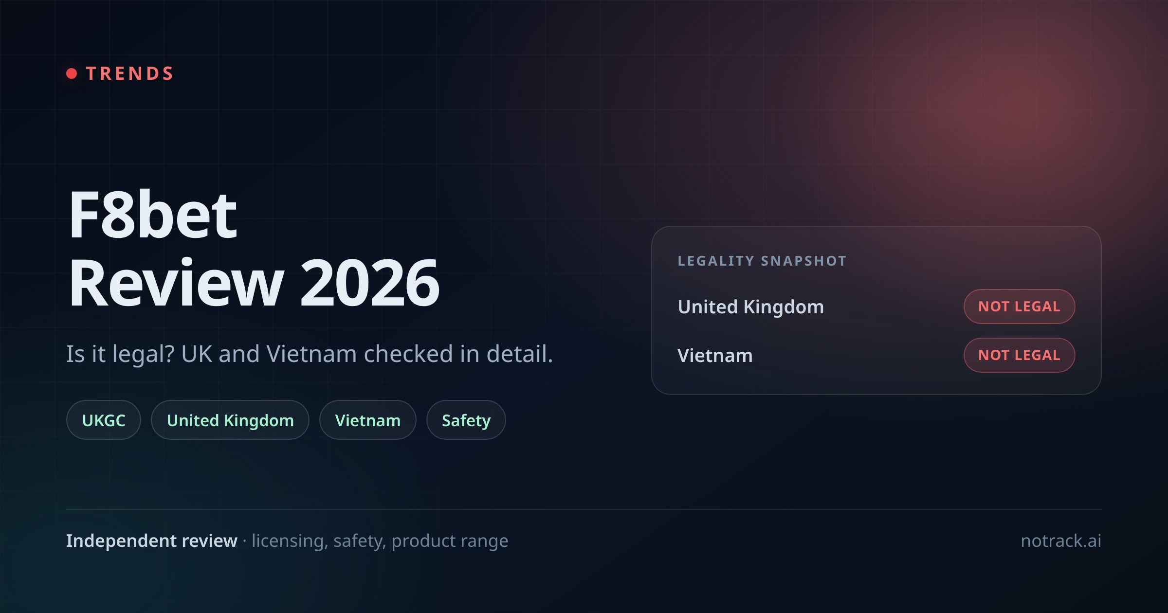 F8bet Review 2026: Is It Legal in the UK & Vietnam? Licensing & Full Product Range