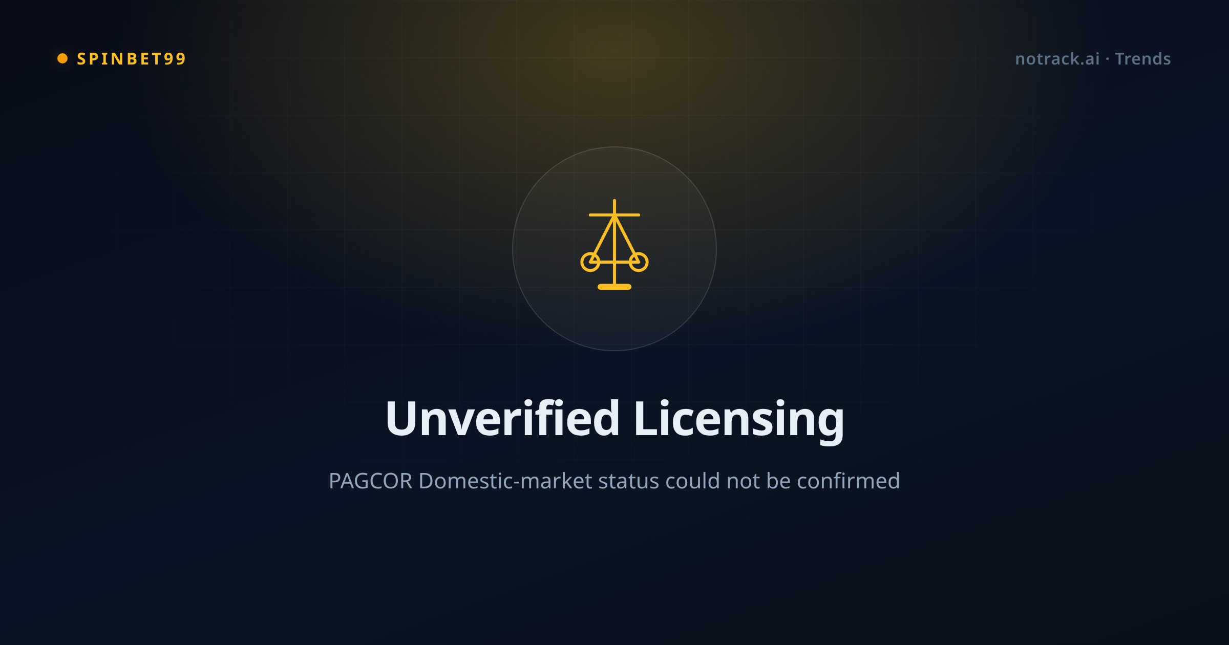 Spinbet99 Review 2026: Is It Legal in the Philippines? PAGCOR Rules & Product Range — licensing overview